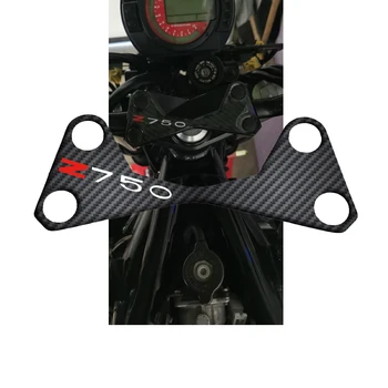 Motosiklet 3D Su Geçirmez Karbon Fiber Yakıt Çıkartması Gaz Tankı ped koruyucu Balık Kemik Sticker Kawasaki Z750 Z 750