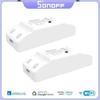 SONOFF RFR2 433MHz WiFi DIY Mini akıllı anahtar Akıllı Ev Otomasyon Modülü Zamanlayıcı Anahtarı Desteği Ewelink Alexa Google Ev