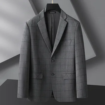 5691-2023 Yeni erkek günlük giysi trend uzun kollu küçük takım elbise Kore ince ilkbahar ve yaz ceket