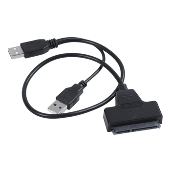USB2. 0 SATA Adaptör Kablosu 48 cm İçin 2.5 inç Harici SSD HDD
