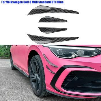 Araba Parçaları Ön ÖN TAMPON Difüzör Splitter Yüzgeçleri Kantarlar Kanatları Vücut Çıkartmalar VW Volkswagen Golf 8 İçin MK8 Standart GTI Rline