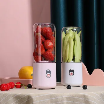 1200 mA Elektrikli Meyve Sıkacağı Mini Taşınabilir Blender Meyve Karıştırıcıları Meyve Sıkacağı Çok Fonksiyonlu Maker Makinesi Blender Smoothies Mikser