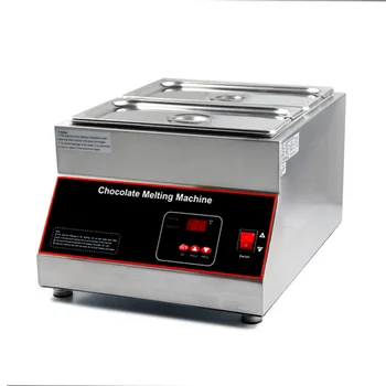 1/2/4 Izgara Elektrikli Çikolata Eritme Makinesi Ticari dijital ekran Hava Isıtma Çikolata Peynir erime tavası İsıtıcı Eritici