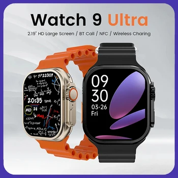 Izle 9 Ultra akıllı saat 49mm 2023 Yeni NFC Erkekler Kadınlar GPS Parça Bluetooth Çağrı BT Müzik Oyunları Kablosuz Şarj Smartwatch