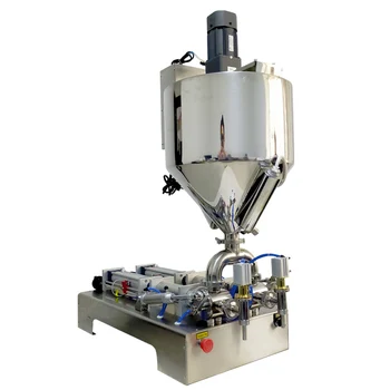 Pnömatik Sıvı dolum makinesi Yatay Otomatik Küçük Kantitatif Kozmetik Konserve Makinesi Biber Sosu Paketleme Makinesi