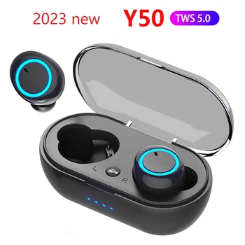 yeni Y50 TWS kablosuz kulaklıklar spor kulaklık 5.0 bluetooth oyun kulaklığı Mikrofon kablosuz kulaklık PK Y30 E6S F1 i7 A6S E7