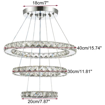 Modern LED kristal ışıklar lamba oturma odası kolye tavanda asılı armatürleri oturma odası dekorasyon
