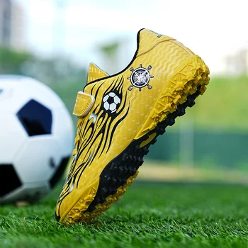 Messi futbol ayakkabıları çocuklar Toptan Fırsatlar futbol kramponları Futsal Eğitim Çocuk chuteira toplum Spor Ayakkabı Unisex ayakkabı