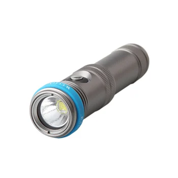 Weefine WF083 SN1500 LED el feneri 1500 lümen dalış sualtı Spot ışık el feneri Torch