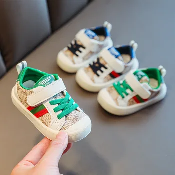 2023 Sevimli Bebek İlk Yürüyüşe kanvas ayakkabılar Kızlar için Mükemmel İlkbahar ve Sonbahar Ayakkabı Bebek Kız Yenidoğan Erkek Ayakkabı