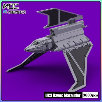 Uzay Savaşı Film MOC Tuğla UCS Havoc Marauder Mobil Taban Yapı blok oyuncaklar Model Seti DIY Hobiler Koleksiyonu Yılbaşı Hediyeleri