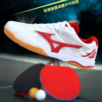 Yeni Profesyonel Masa Tenisi Ayakkabı Erkekler ve Kadınlar için Rekabet Eğitim Badminton Ayakkabı Tenis Spor Spor ayakkabı