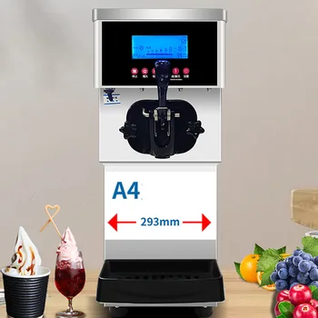 16-20L / H Masaüstü Yumuşak Dondurma Makinesi Ticari dondurma yapma makinesi Otomatik Koni Makinesi Tek Kafa Dondurma Makinesi