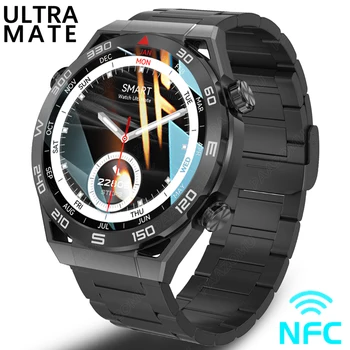 HUAWEİ Akıllı İzle 1.5 İnç 454 * 454 Ekran Erkekler Smartwatch Pusula 156 Spor Modları Bluetooth Çağrı İş İzle Ultra Mate