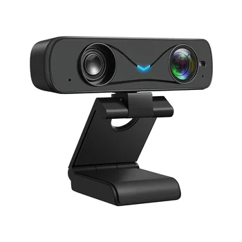 pc için mikrofon ve hoparlör ile 4k 1080p usb aı otomatik takip kamerası web kamerası