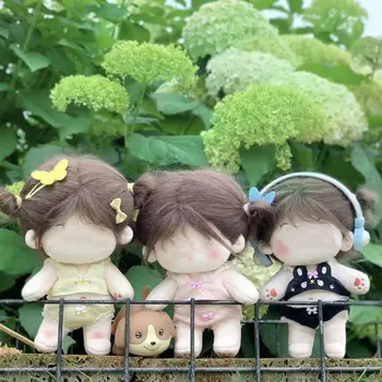 10-20CM peluş oyuncak oyuncak bebek giysileri Takım Elbise Sevimli Mayo Minyatür Bikini Karikatür Kulaklar Mayo Idol Bebek Değişen Giyim Oyunu