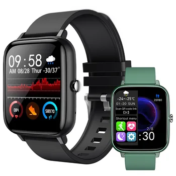P6 Çağrı akıllı saat spor bluetooth saat Telefon Görüşmesi Cevap Kalp Hızı Kan Basıncı Kan oksijen monitörü Ölçer