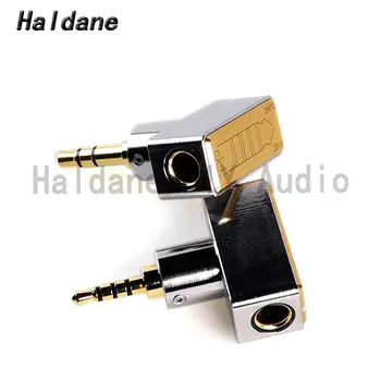 Haldane HIFI DIY 2.5 mm Dengeli Erkek 4.4 mm Dengeli dişi adaptör 3.5 mm Stereo Erkek 4.4 mm dişi konnektör Adaptörü