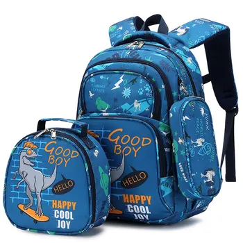 Çocuk Okul Çantaları Hayvanlar Dinozor Sırt Çantaları Setleri Dinos Okul Çantaları Erkek çocuklar için sırt çantası Anaokulu Çantaları