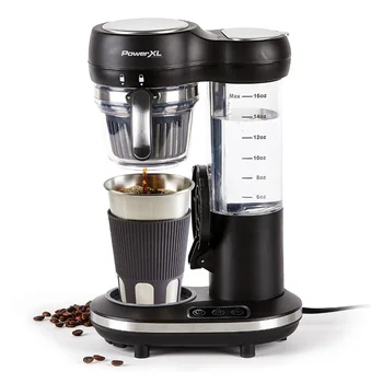 Öğütme ve Go Plus Kahve Makinesi, Otomatik Tek Servis Kahve Makinesi 16 Oz Kafeterya, Espresso Makinesi