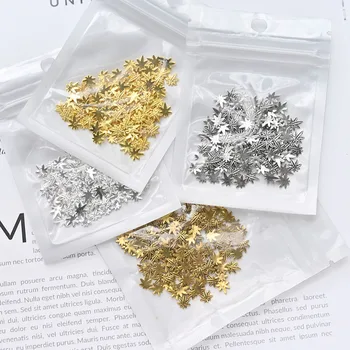 20 Adet / paket Akçaağaç Yaprakları Tırnak Takılar Retro Metal Yaprak Tırnak Parçaları Alaşım 7 * 7mm 3D Nail Art Süslemeleri Manikür DIY Aksesuarları # JS
