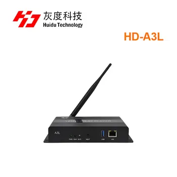 Huidu A3L Asenkron LED Denetleyici LED Ekran Uyumsuz Multimedya Oynatıcı Huidu-A3L Desteği Cep Telefonu Kablosuz Kontrol