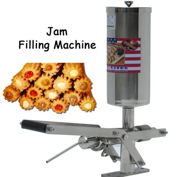 5L Reçel dolum makinesi Paslanmaz Çelik Puf Dolgu Churros Doldurma Kızarmış Ekmek Sopa dolum makinesi