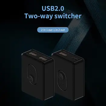 USB 3.0 Anahtarı Seçici KVM Anahtarı 2 in 1 Out USB Anahtarı USB 2.0 İki Yönlü Paylaşımcı Yazıcı için Klavye Fare Paylaşımı U6J1