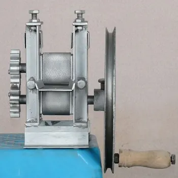 Küçük Bambu Şerit Katmanlama Makinesi Manuel Şerit Kırma Makinesi Bambu Şerit Yarma Makinesi