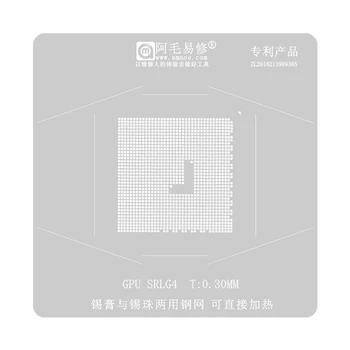 SRLG4 Reballing Seti GPU IC Çip lehim plakası Konum Platformu Mıknatıs Tabanı BGA Şablon Kaynak Lehimleme Teneke Bitki