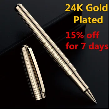 DARB Lüks tükenmez kalem 24K Altın Kaplama Metal Kalem Yüksek Kaliteli İş Ofis Hediye Yazma