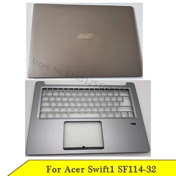 YENİ Laptop LCD arka acer için kılıf Swift1 SF114-32 Serisi Ön Çerçeve Palmrest Üst Büyük Harf A B C Kapak Gümüş Pembe