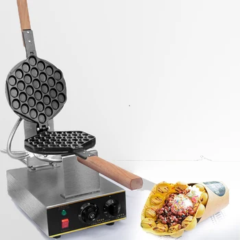 doğrudan fabrika fiyat Ticari elektrikli 110 V 220 V yapışmaz kabarcık yumurta waffle makinesi makinesi eggettes kabarcık puf kek fırın