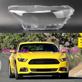 Ford Mustang 2014 için 2015 2016 2017 Araba Far kapağı Far Lens Otomatik Kabuk Kapak