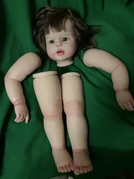 FBBD Özelleştirilmiş Sınırlı Kaynağı İle 29 inç Reborn Bebek Peggy Büyük Kız El Köklü Saç DIY Bölüm Bebekler İçin çocuk