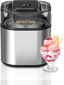 Dondurma Makinesi, 1.6 QT Yoğurt Makinesi, Ev Yapımı Dondurma, Gelato