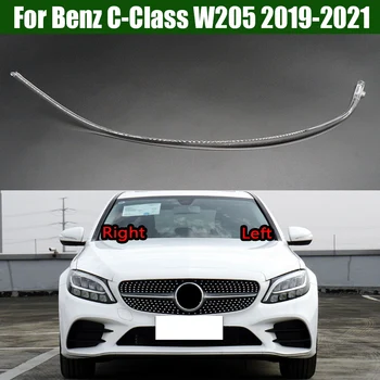 Mercedes-benz C Sınıfı için W205 2019-2021 düşük far ışık kılavuzu şerit gündüz farı tüp lamba Günlük far yayan tüp