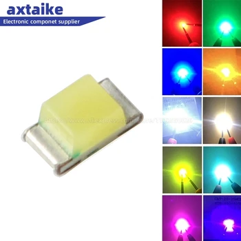 3000 ADET 0402 SMD LED beyaz kırmızı sarı zümrüt yeşil mavi Mor sarı-yeşil Turuncu ışık yayan diyot yüksek parlaklık 1005