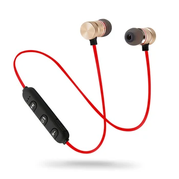 Yeni Bluetooth Kulaklık Stereo Gürültü ıptal kulaklık ışitme cihazı Koşu Spor Bluetooth kulaklık mikrofon ıle Kablolu kulaklık