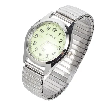 Sevgili saati elastik bant yaşlı dijital klasik rahat genişleme bayanlar kadınlar için saatler