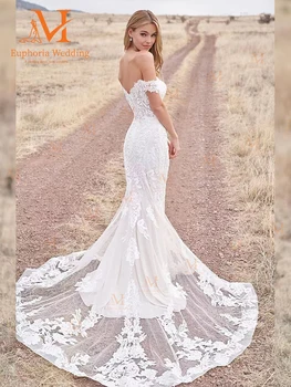 Düğün elbisesi Vestidos De Novia Kadın Elbise Mariee Boda 2023 Casamento Mariage Gelin Mermaid Sevgiliye Aplikler Cap Sleeve