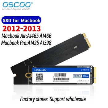 OSCOO SSD için Macbook Hava A1465 A1466 2012 EMC2258 2259 MacBook Pro A1398 A1425 Orijinal 1 TB Sabit Diskler Yükseltme Kapasiteli