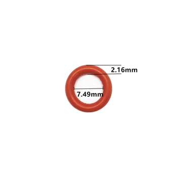 Sıcak toptan 20 adet Mazda Mitsubishi için yakıt enjektörü kauçuk o'rings 7.49 * 2.16 mm (AY-O2005)