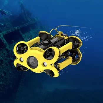 Takip M2 RC 100M Sualtı Drone ile 4K UHD Kamera ve Gps Profesyonel Balıkçılık Drones Rov Robot Kurtarma ve Arama