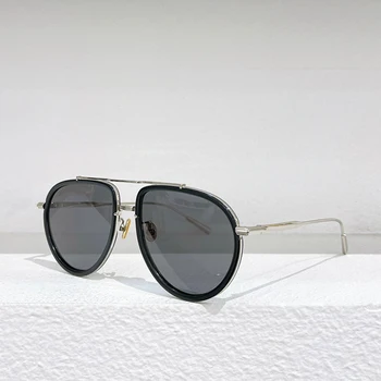 Yeni alaşım klasik güneş gözlüğü erkekler en kaliteli kedi gözü moda tasarımcısı gözlük UV400 açık el yapımı kadın moda güneş gözlüğü