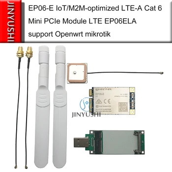 JINYUSHI İçin Quectel EP06 EP06-E IoT / M2M İçin optimize edilmiş LTE-A Cat 6 Mini PCIe Modülü LTE EP06ELA desteği Openwrt mikrotik