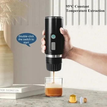 Xiaomi Taşınabilir Kahve Makinesi Mini Tam Otomatik Espresso Kapsül Kahve Makinesi Boyutu Kapsül Kahve Tozu Evrensel