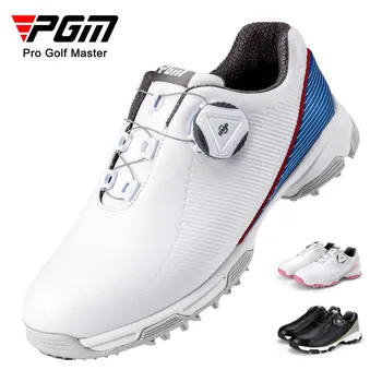 PGM Golf Çocuk spor ayakkabı Kolları Golf ayakkabıları Erkek ve Kız Genç Su Geçirmez golf ayakkabıları kaymaz Çıtçıt