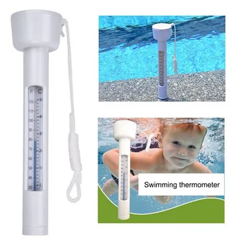 Yüzen Dijital havuz termometresi Yüzme havuzu yüzen su termometresi su sıcaklığı ölçer