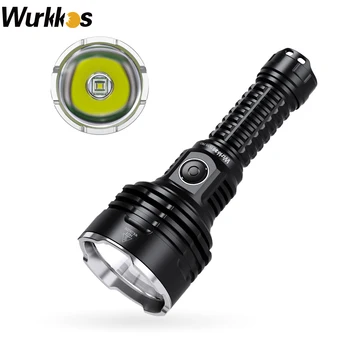Wurkkos TS30S Pro 21700 Şarj Edilebilir Taktik El Feneri LED USB-C 6000Lm Torch MAX 1086 M Paslanmaz Çerçeve Anduril 2 Güç Bankası